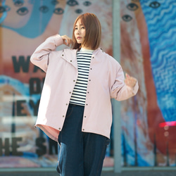 ﾓﾘﾉｶﾞｯｺｳ 撥水加工 マウンテンパーカー (ダスティピンク)  羽織り 軽羽織｜mg-po02-pk 18枚目の画像