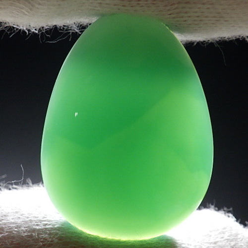 ☆癒し系☆高品質クリソプレーズ☆29.8ct/29.0mm☆天然石緑玉髄