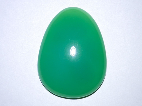 ☆癒し系☆高品質クリソプレーズ☆29.8ct/29.0mm☆天然石緑玉髄