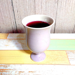 ☆ライラック釉フリーカップ☆ ワインカップ 5枚目の画像