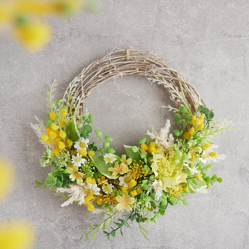 特集掲載】鮮やかミモザのナチュラルハーフリース 春夏 アーティ