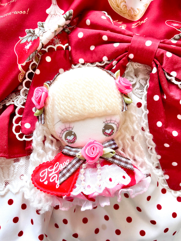 “バレンタインドール”ミニドール 人形 その他人形 Okina doll(おきなどーる) 通販｜Creema(クリーマ)