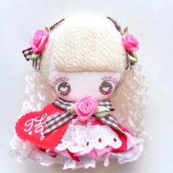 “バレンタインドール”ミニドール 人形 2枚目の画像