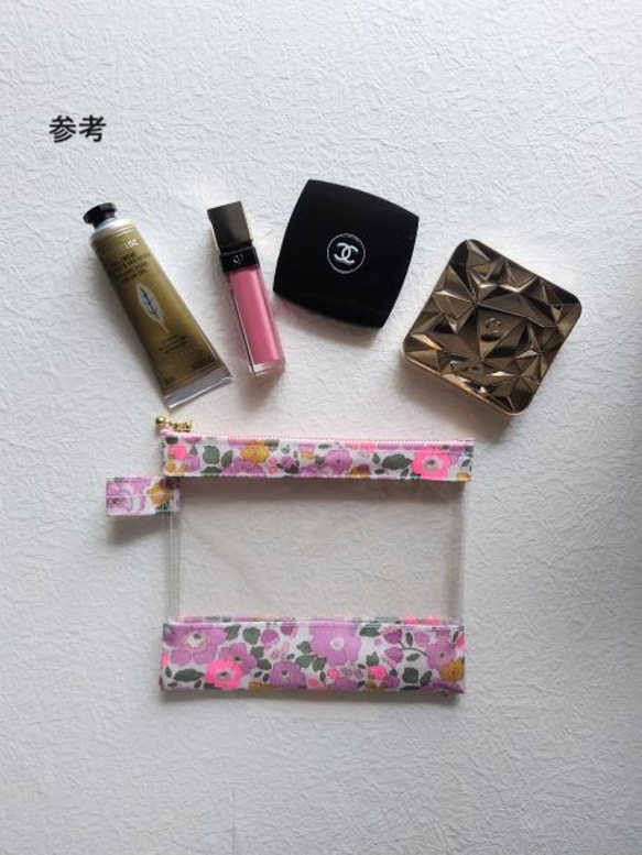 S 16.5×14 小蘇珊娜透明袋自由層壓化妝袋♡各種尺寸的向日葵 第13張的照片