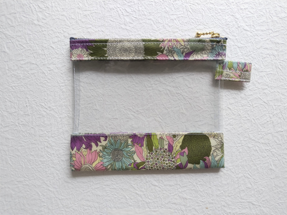 S 16.5×14 小蘇珊娜透明袋自由層壓化妝袋♡各種尺寸的向日葵 第4張的照片