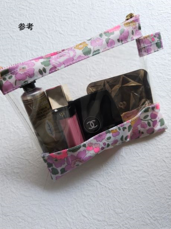 S 16.5×14 小蘇珊娜透明袋自由層壓化妝袋♡各種尺寸的向日葵 第12張的照片