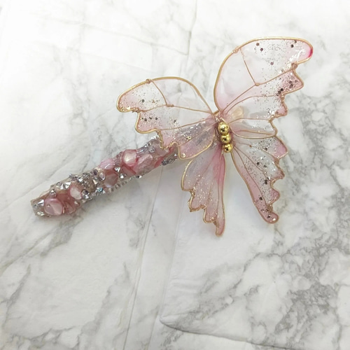 蝶々ヘアクリップ オーダーページ ヘアクリップ・バナナクリップ mimi