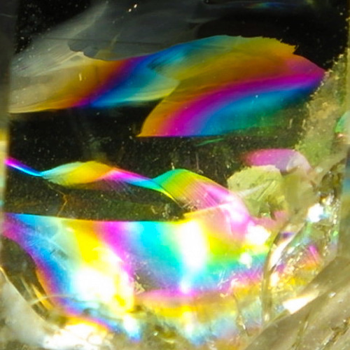 ☆虹の神光☆レインボーシトリンポイント☆52g/48mm☆イエロークォーツ