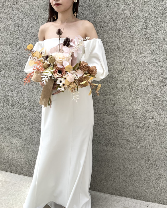 【期間限定価格】ブライダルブーケ・フラワー・花嫁・結婚式 4枚目の画像