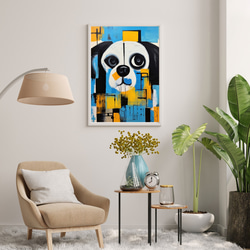 【Wanbism (ワンビズム) - ペキニーズ犬 No.5】アートポスター 犬の絵 犬の絵画 犬のイラスト 7枚目の画像