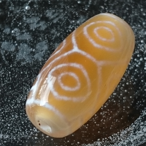 極上✨橙玉髄✨龍眼天珠 天然石 F* 通販 17231569｜Creema(クリーマ) 