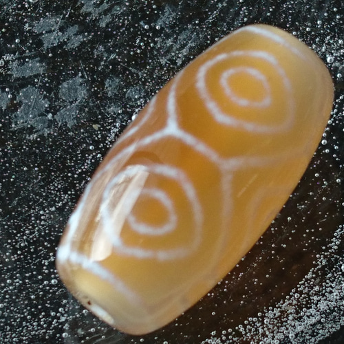 極上✨橙玉髄✨龍眼天珠 天然石 F* 通販 17231569｜Creema(クリーマ)