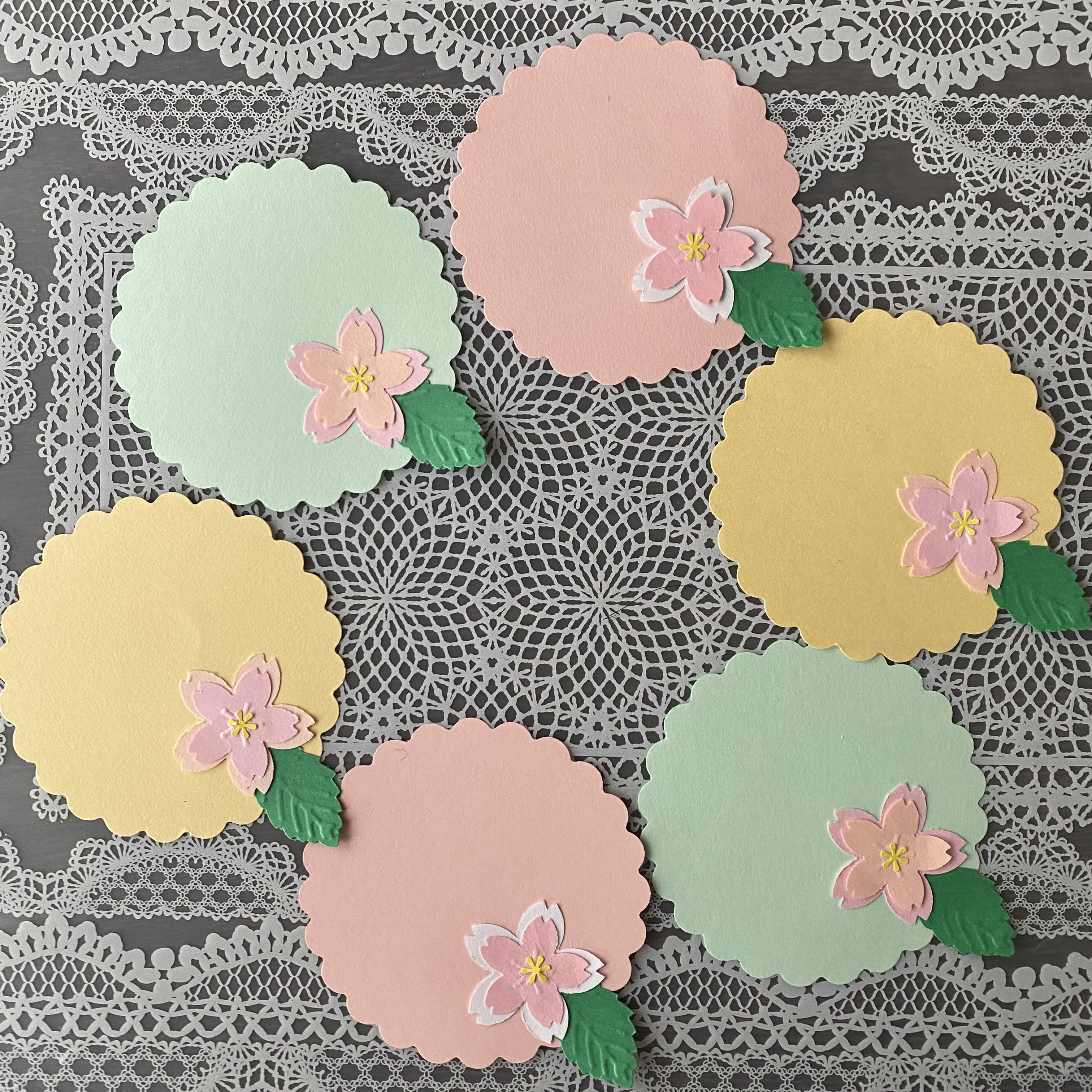 お気に入り ★メッセージカード★春★桜★うさぎ★クラフトパンチ★アルバム クラフト・布製品