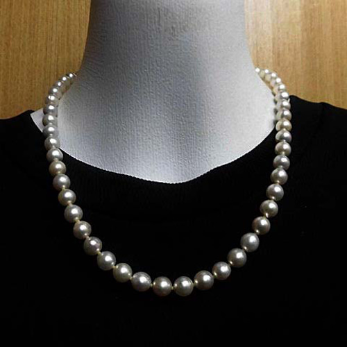 7.3mm アコヤ真珠パールネックレス