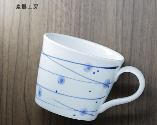 手作り藍釉マグカップ マグカップ 藍色 マグカップ 佐橋製陶所 sahashi japan 通販