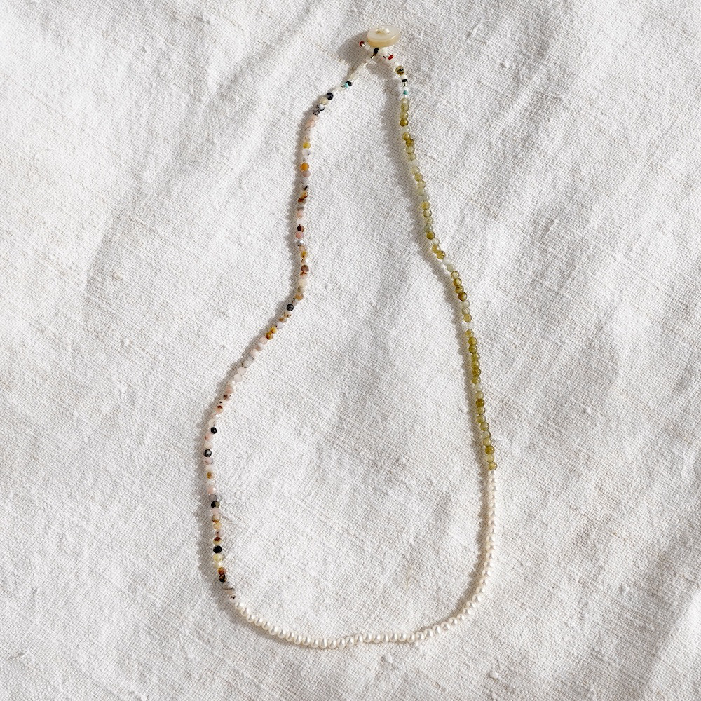 ナチュラルストーンミックスネックレス [OP771]