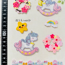 ロラライハリス♥️フェアリー刺繍デカワッペンのリュック/バッグパック ロラライハリス♥️フェアリー刺繍デカワッペンのリュック