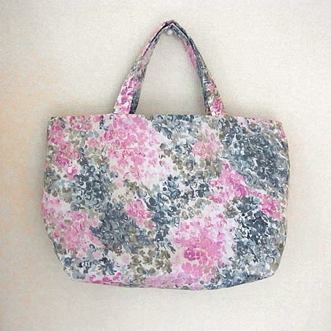 天使のトートバッグ　リバティ　メアリージーン（ピンク・ブルー系）∞受注制作∞