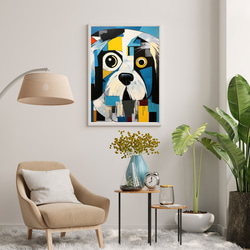 【Wanbism (ワンビズム) - シーズー犬 No.3】アートポスター 犬の絵 犬の絵画 犬のイラスト 7枚目の画像