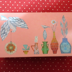 鳥＆花イラストのスリーブ貼箱に鳥＆花の形のクッキー4種類詰め合わせ♪(*^▽^*) 8枚目の画像