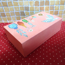 鳥＆花イラストのスリーブ貼箱に鳥＆花の形のクッキー4種類詰め合わせ♪(*^▽^*) 7枚目の画像