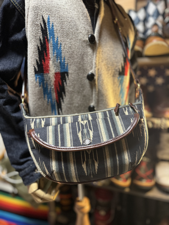 チマヨ柄ワッフルショルダー ショルダーバッグ Tokyo back alley 通販