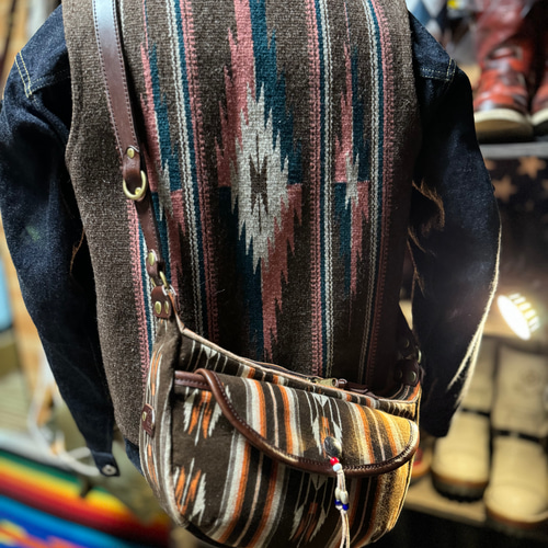 チマヨ柄ワッフルショルダー ショルダーバッグ Tokyo back alley 通販