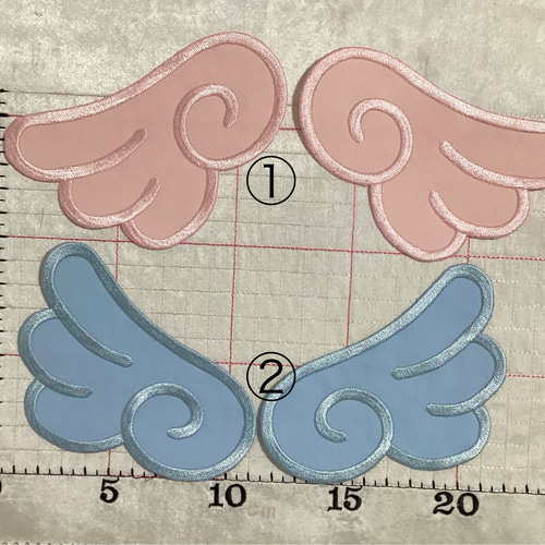 ビック天使の羽 刺繍アイロンワッペン その他雑貨 ちづる 通販