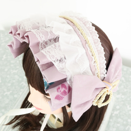 式部×帯紐ボンネット風ヘッドドレス ヘッドドレス(アクセサリー 式部×帯紐ボンネット風ヘッドドレス ヘッドドレス(アクセサリー