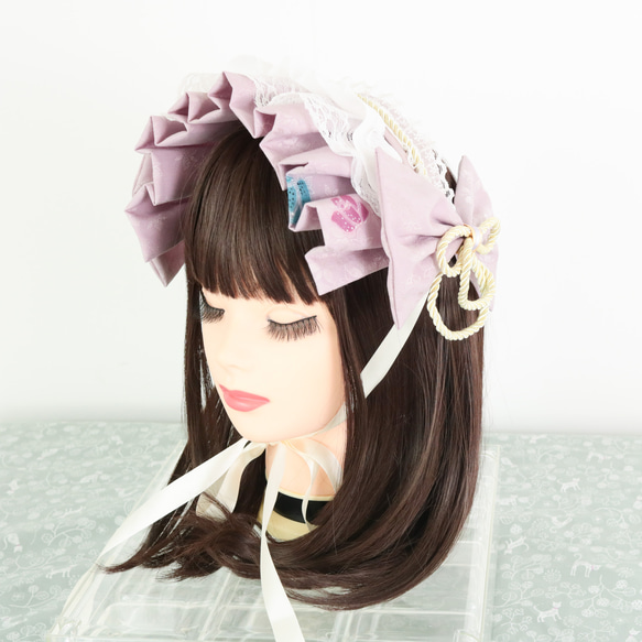 式部×帯紐ボンネット風ヘッドドレス ヘッドドレス(アクセサリー 式部×帯紐ボンネット風ヘッドドレス ヘッドドレス(アクセサリー