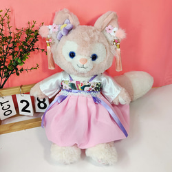 50cmステラルー コスチューム ぬいぐるみ服 漢服 ワンピース 40cmリーナベル 30cm レナ・ベア服 sサイズ共 4枚目の画像