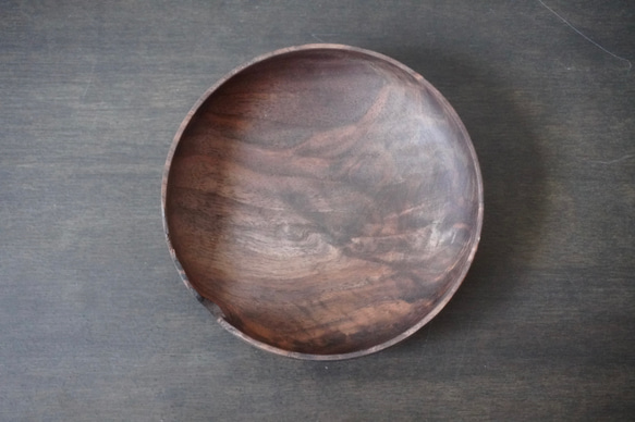 Tray  walnut  トレイ　ウォルナット　1点もの 6枚目の画像