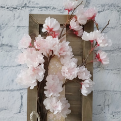 八重桜のウッドフレームでお花見はいかがですか 5枚目の画像