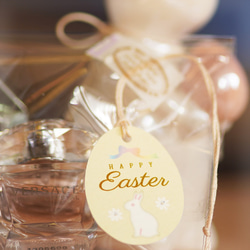 ★Taa／ギフトタグ　Happy Easter　たまご　うさぎ　ひよこ　チューリップ　イースターエッグ 3枚目の画像