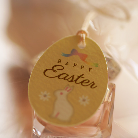 ★Taa／ギフトタグ　Happy Easter　たまご　うさぎ　ひよこ　チューリップ　イースターエッグ 4枚目の画像