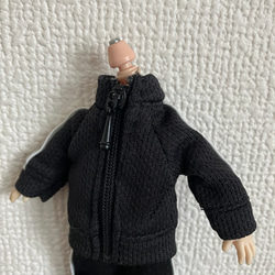 オビツ11 zip-upジャージ　black