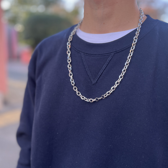 FETICO MIXED CHAIN シルバーチェーンネックレス ミックス チェーン ネックレス シルバー925 | iichi 日々の暮らしを