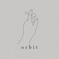 orbit no. 2023 地球と月【アクアマリン・ブラジル産】ワイヤーリング/天然石/14kgf・silver925 11枚目の画像