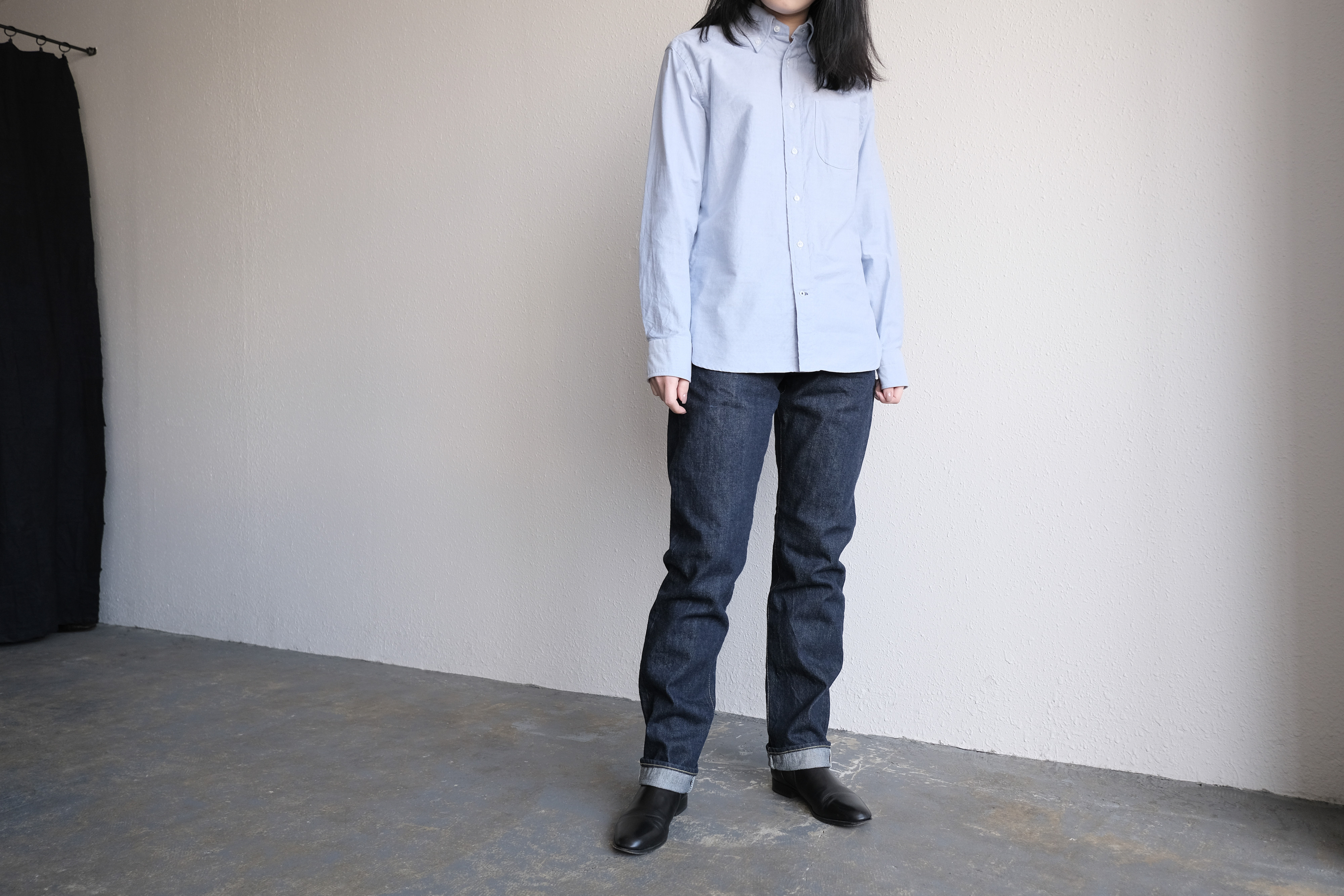 HANDROOM ジーンズ レギュラーフィット INDIGO｜unisex5サイズ