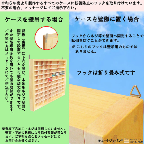 トミカ40台・ロングトミカ20台 収納ケース アクリル障子なし トミカ40台・ロングトミカ20台 収納ケース アクリル障子なし