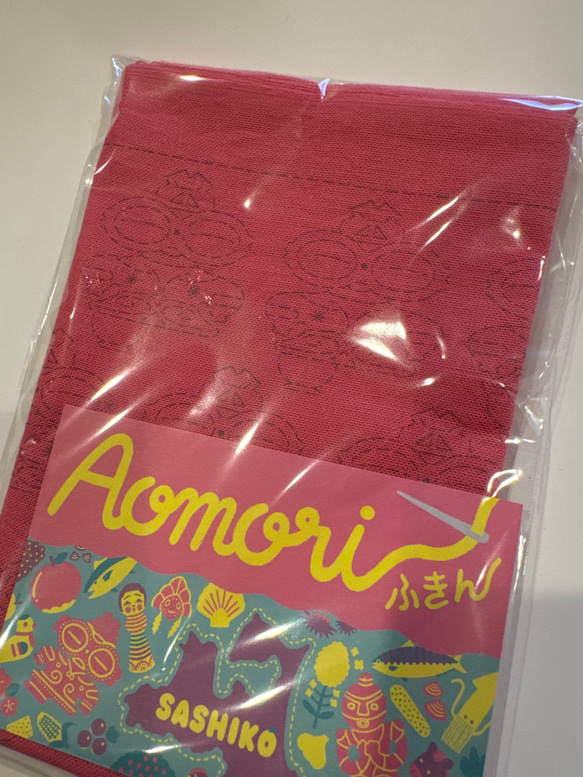 aomoriふきん遮光器土偶赤 糸・ミシン糸 虹色工房1chi®️ 通販