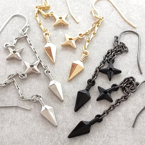 ピアス・イヤリング ZC/みんな大好き！裏剣＆クナイ！日本の心です