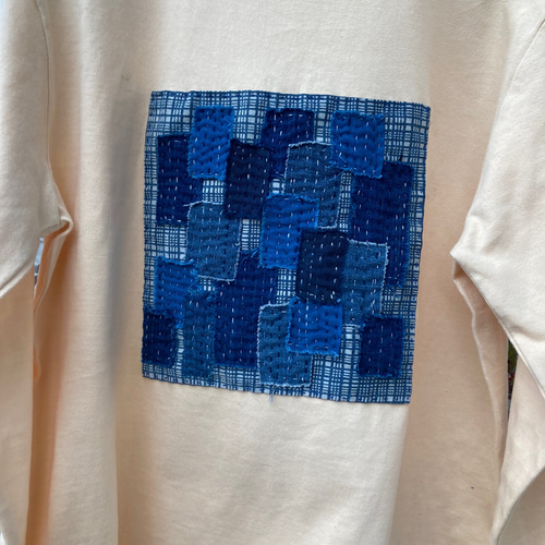 刺し子 古布 パッチワーク 藍染 わせ 刺し子 古布 パッチワーク 藍染 わせ