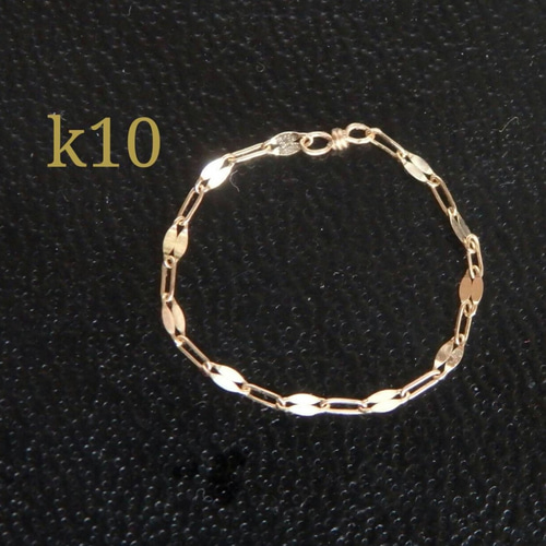 【スーパーセール】 k10リング ペタルチェーンリング エクレアチェーンリング1.4㎜幅 アクセサリー