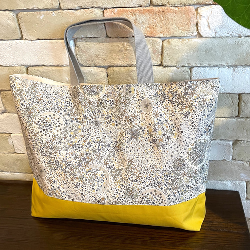 50×40（10）cm リバティファブリック お布団バッグ エコバッグ 