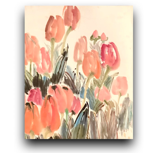 No.209『spring よけれ Flower』シーグラスヒーリングアート