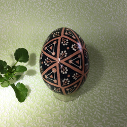 イースターエッグ(PYSANKY)  本物の卵です(๑˃̵ᴗ˂̵) 3枚目の画像
