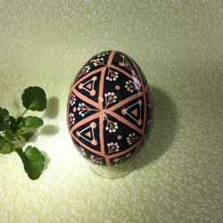 イースターエッグ(PYSANKY)  本物の卵です(๑˃̵ᴗ˂̵) 4枚目の画像