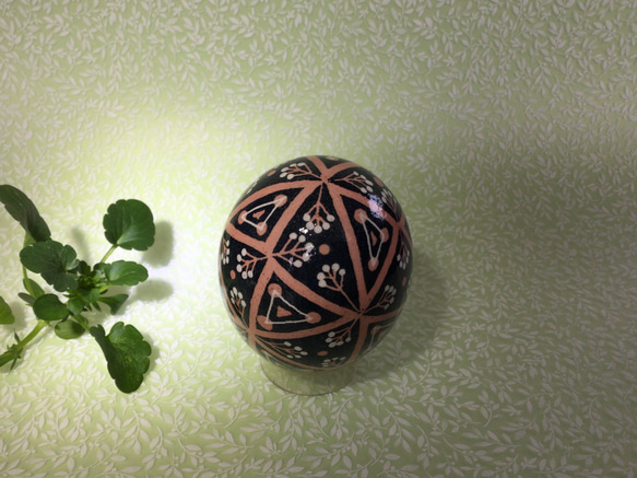 イースターエッグ(PYSANKY)  本物の卵です(๑˃̵ᴗ˂̵) 6枚目の画像