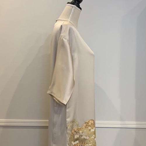 新作＊色留袖の着物リメイク＊Aラインフォーマルワンピース